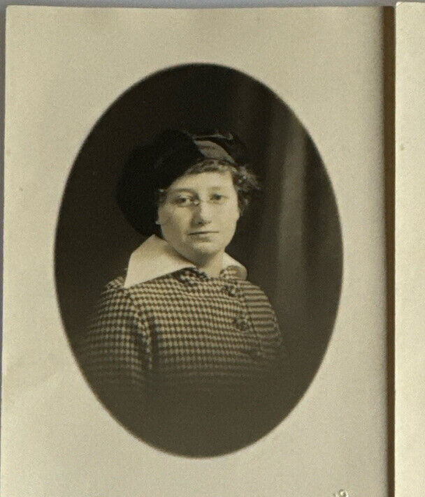 Antique RPPC Postcard Portrait Ephemera Young Woman Graduation Souvenir Cards