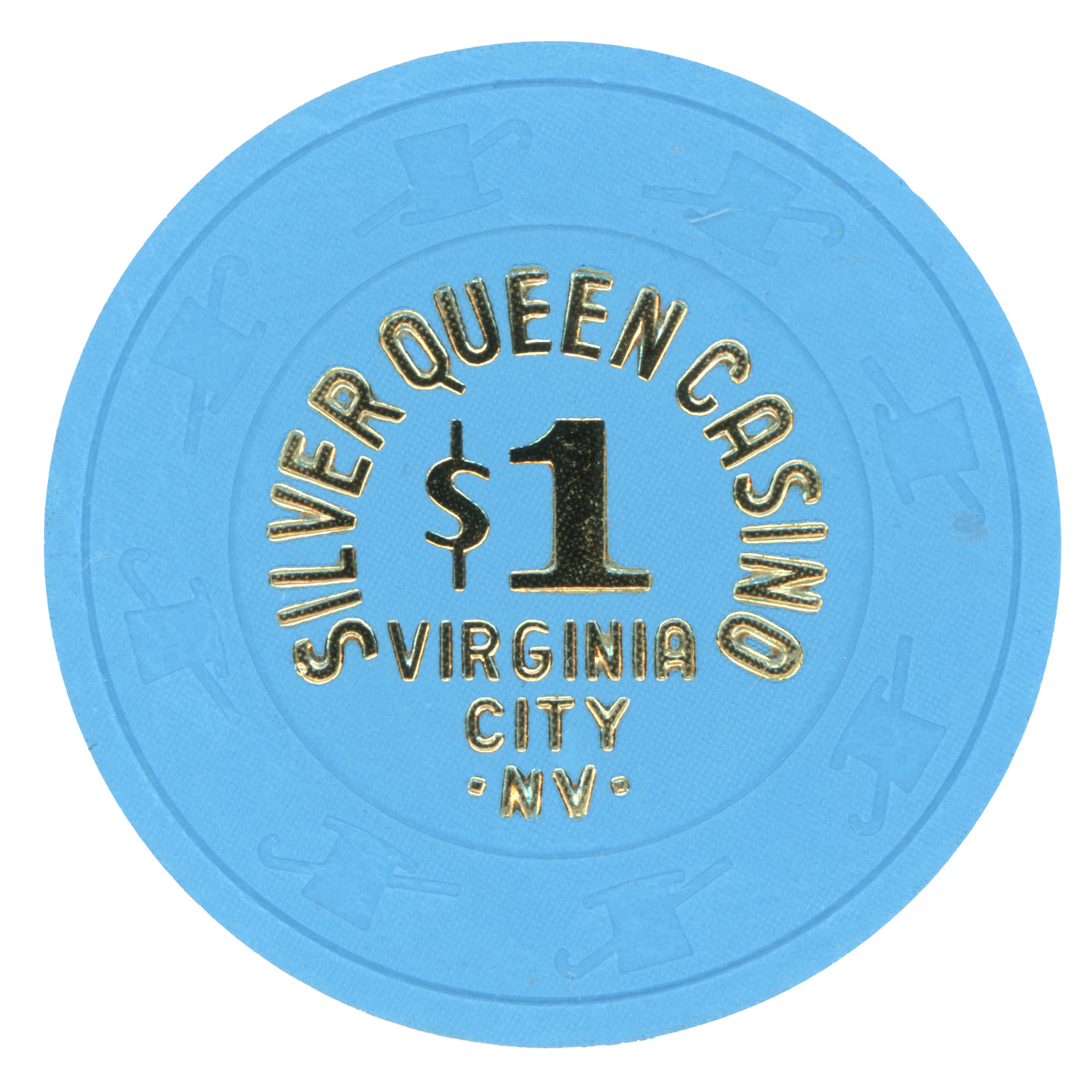 Silver Queen Casino - Virginia City, Nevada - $1 Chip - 1989