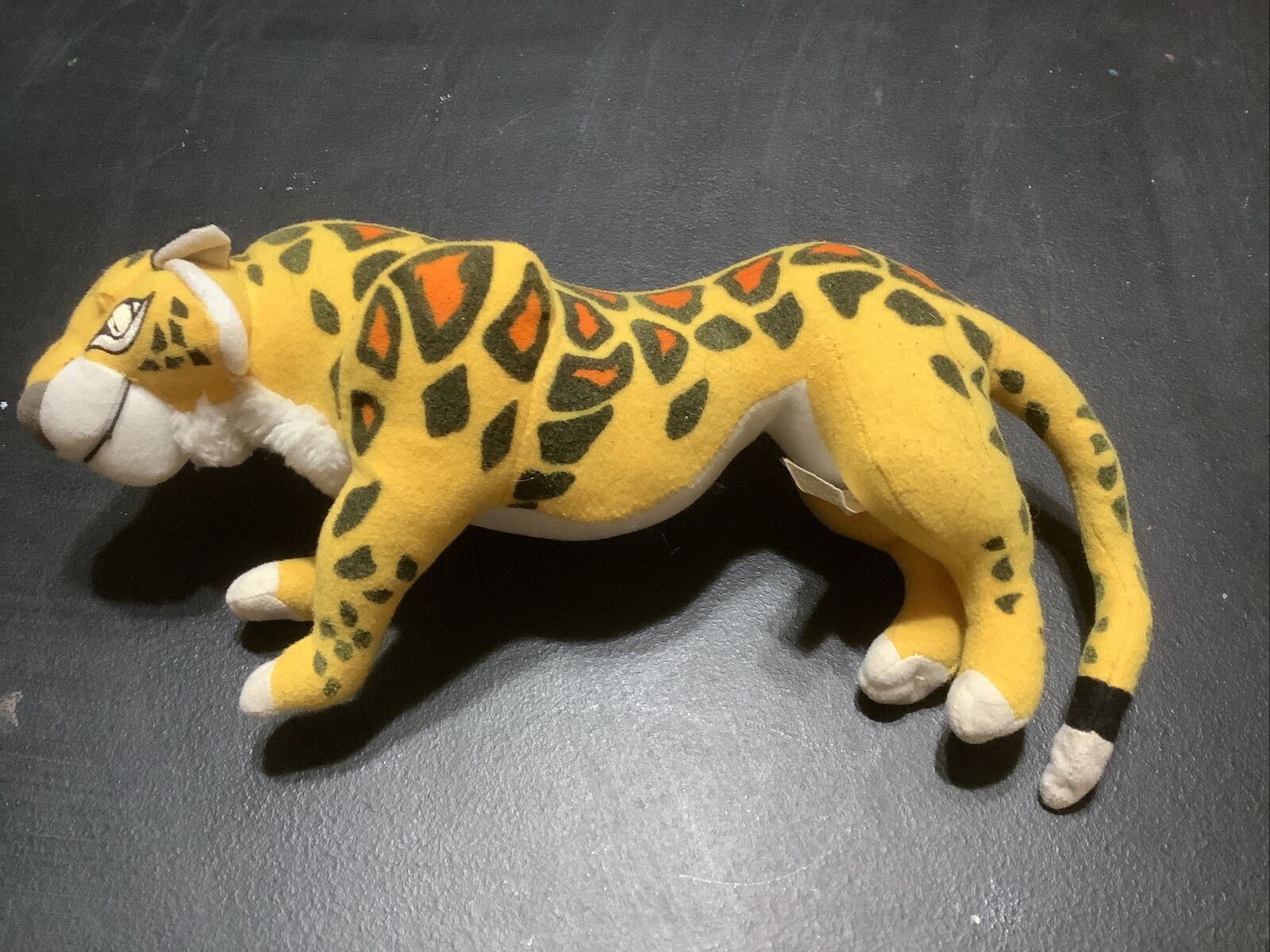 RARE Tarzan Vintage Mattel Arco Toys Disney  SABOR Leopard Cheetah Plush 11\