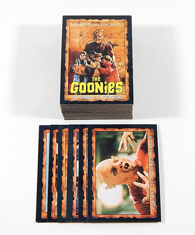 1985 Topps The Goonies Complete Trading Card Set (86) Nm/Mt
