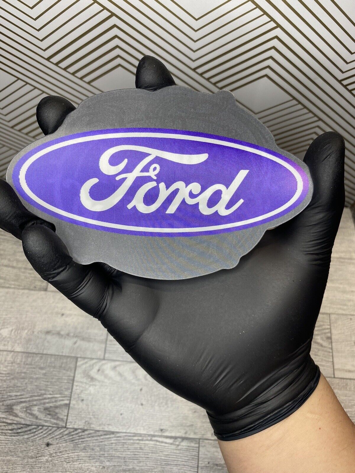 Ford 3D Lenticular Motion Car Sticker Decal Peeker