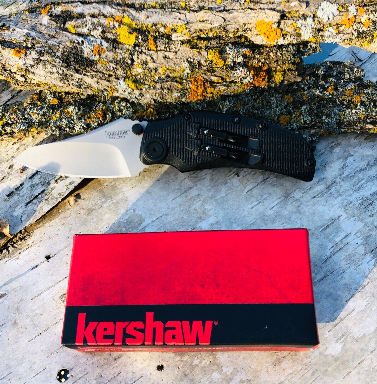 Kershaw Payload Folding Pocket Knife Liner-Lock Thumb Stud Opening Multi-Tool