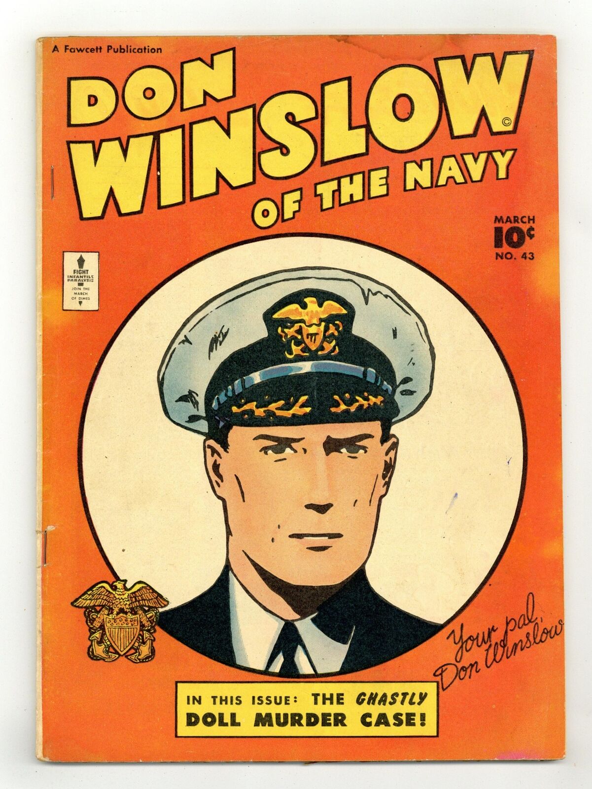 Don Winslow of the Navy #43 GD/VG 3.0 1947