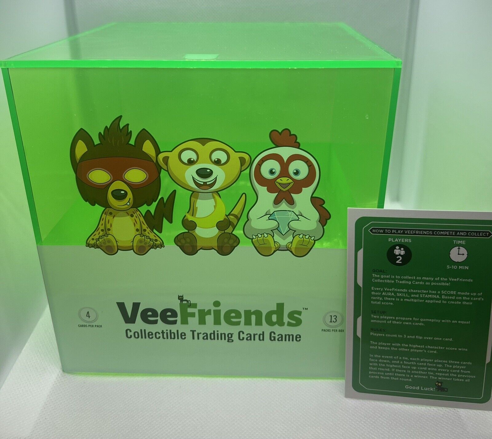 VeeFriends Series 2 Trading Cards Green box *Web 3 Edition*  EMPTY BOX ONLY