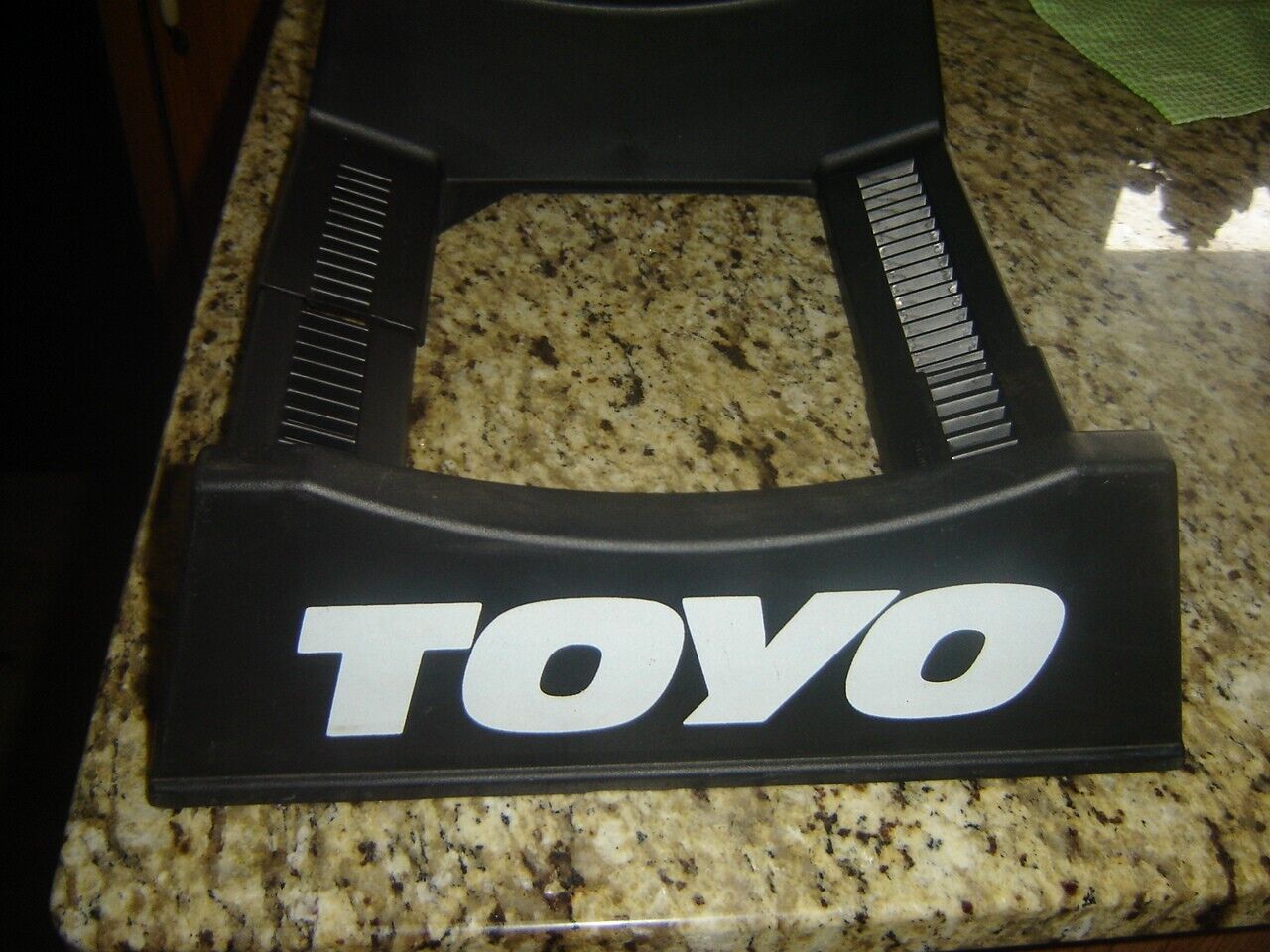 TOYO TIRES Display Rack Stand Advertising Adjustable Plastic Tire Rack Vintage