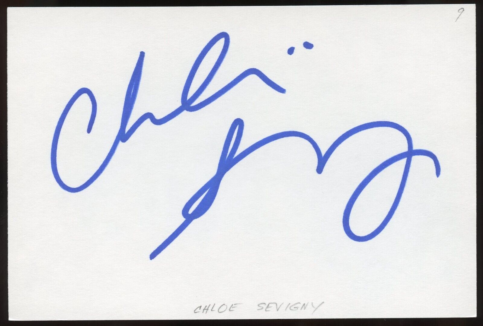 Chloe Sevigny signed autograph 4x5 Cut American Model Actress Fashion Designer