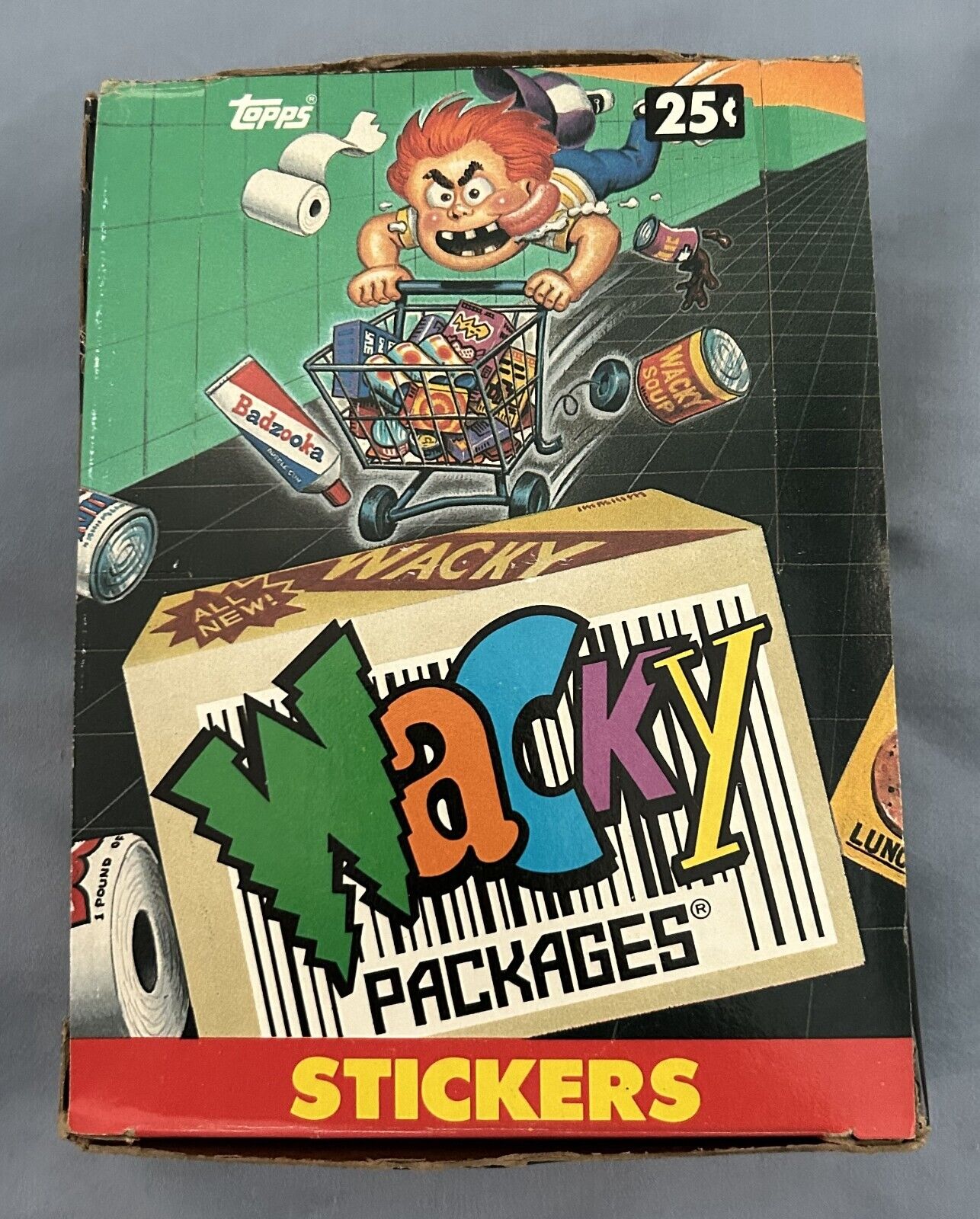 1991 Topps Wacky Packages - Full Box - 60 Unopened Packs