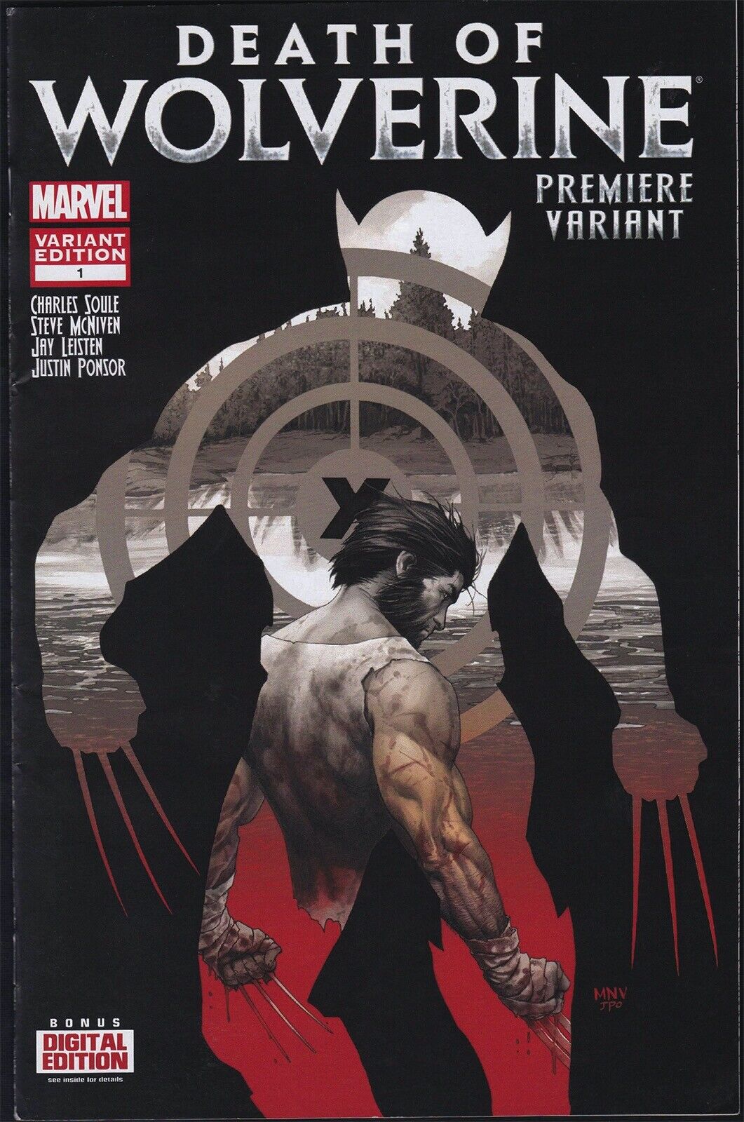 Marvel Comics DEATH OF WOLVERINE #1 Exclusive Premiere Variant 2014 VF