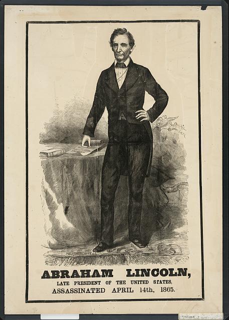 Abraham Lincoln,late president of the United states,assassinated April 14th,1865
