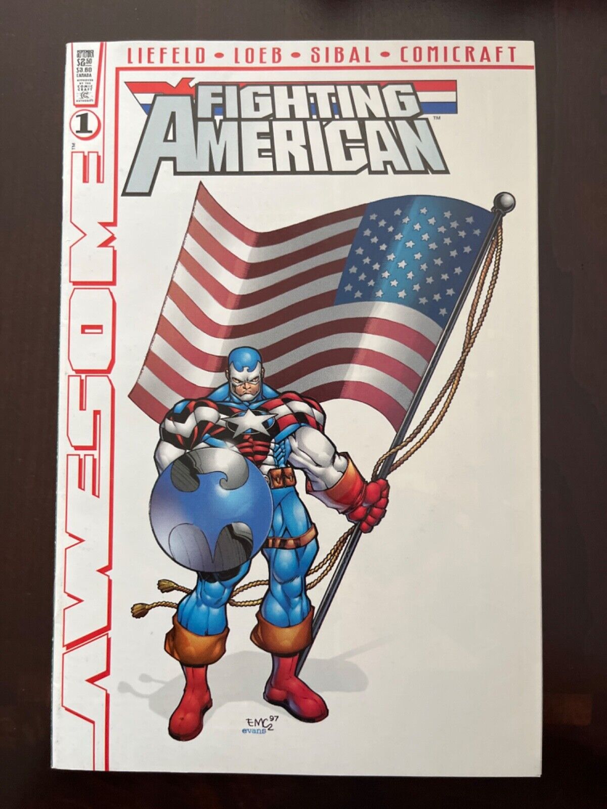 Fighting American #1 Vol. 1 (Awesome, 1997) VF