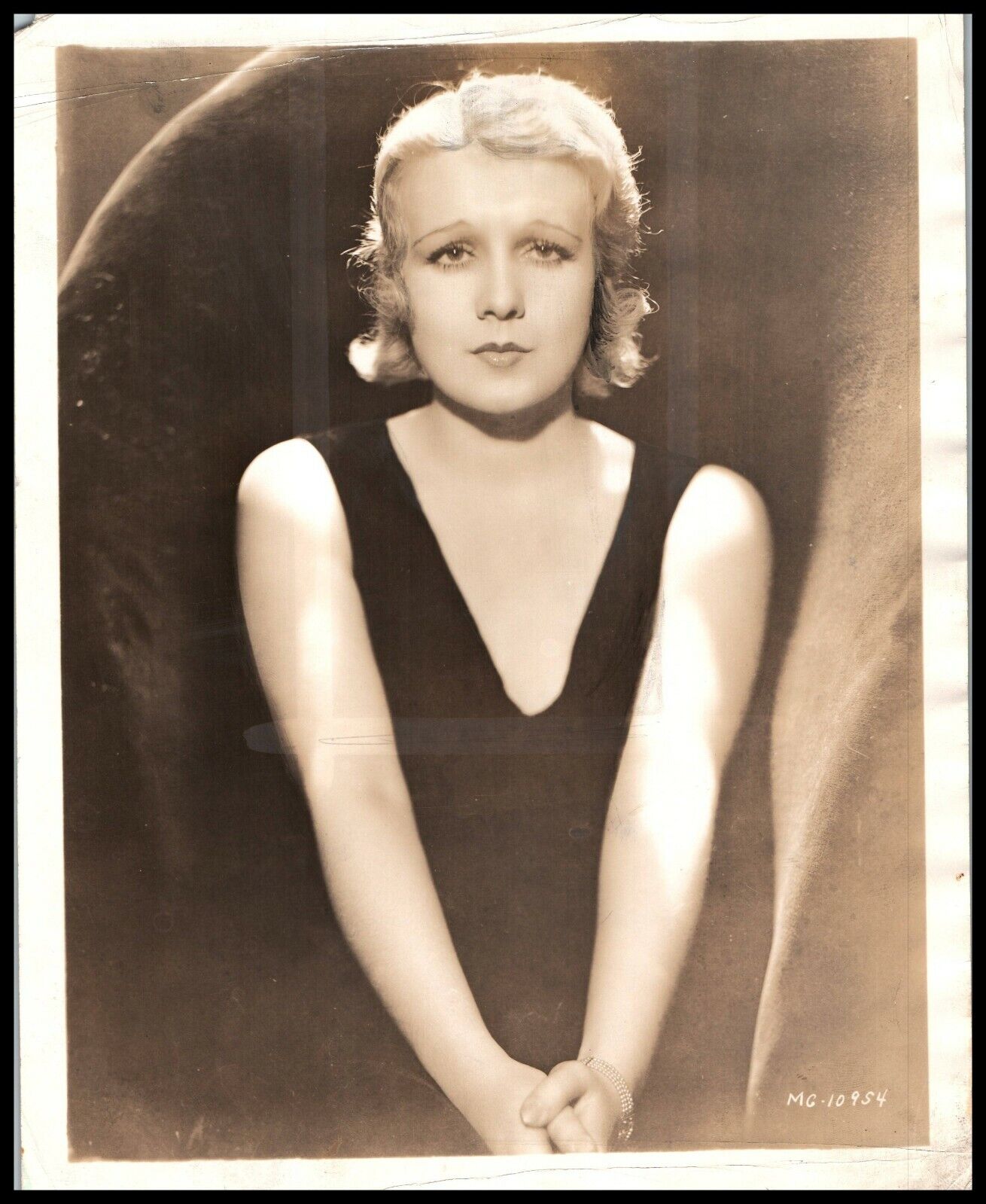 ANITA PAGE MGM 1920s ART DECO FLAPPER STUNNING PORTRAIT ORIG VINTAGE Photo 584