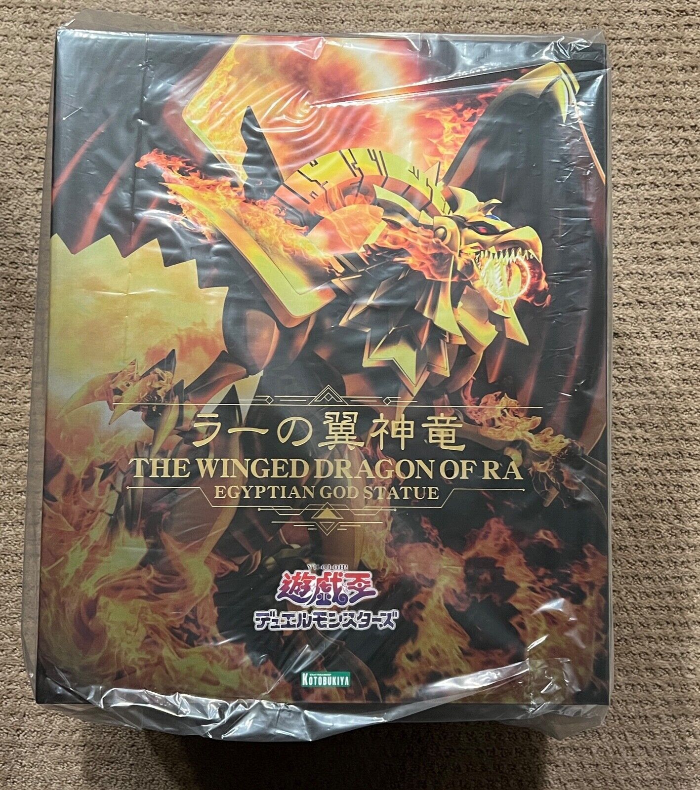 KOTOBUKIYA Yu-Gi-Oh The Winged Dragon of Ra Egyptian God STATUE PVC New in box