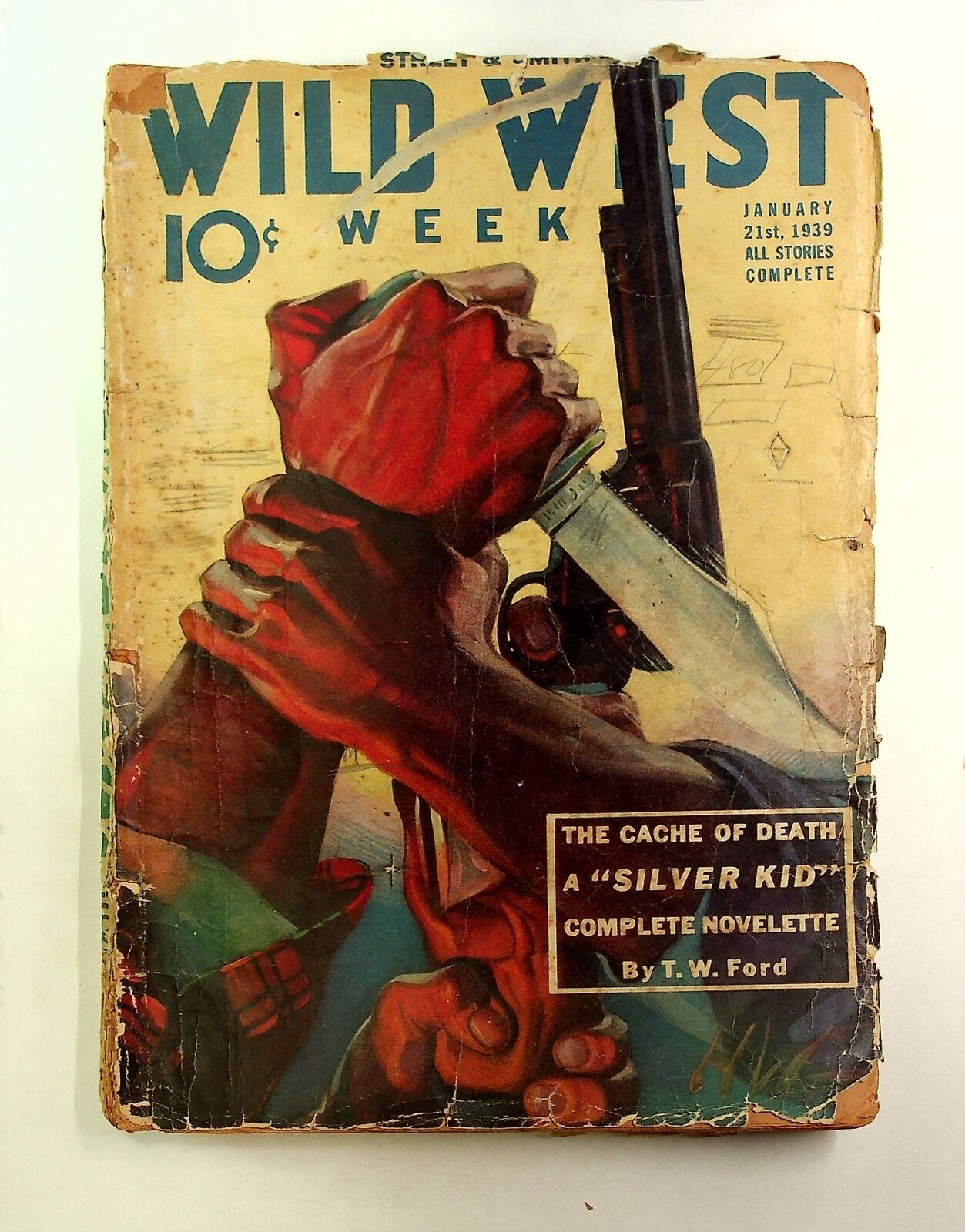 Wild West Weekly Pulp Jan 21 1939 Vol. 125 #4 PR Low Grade