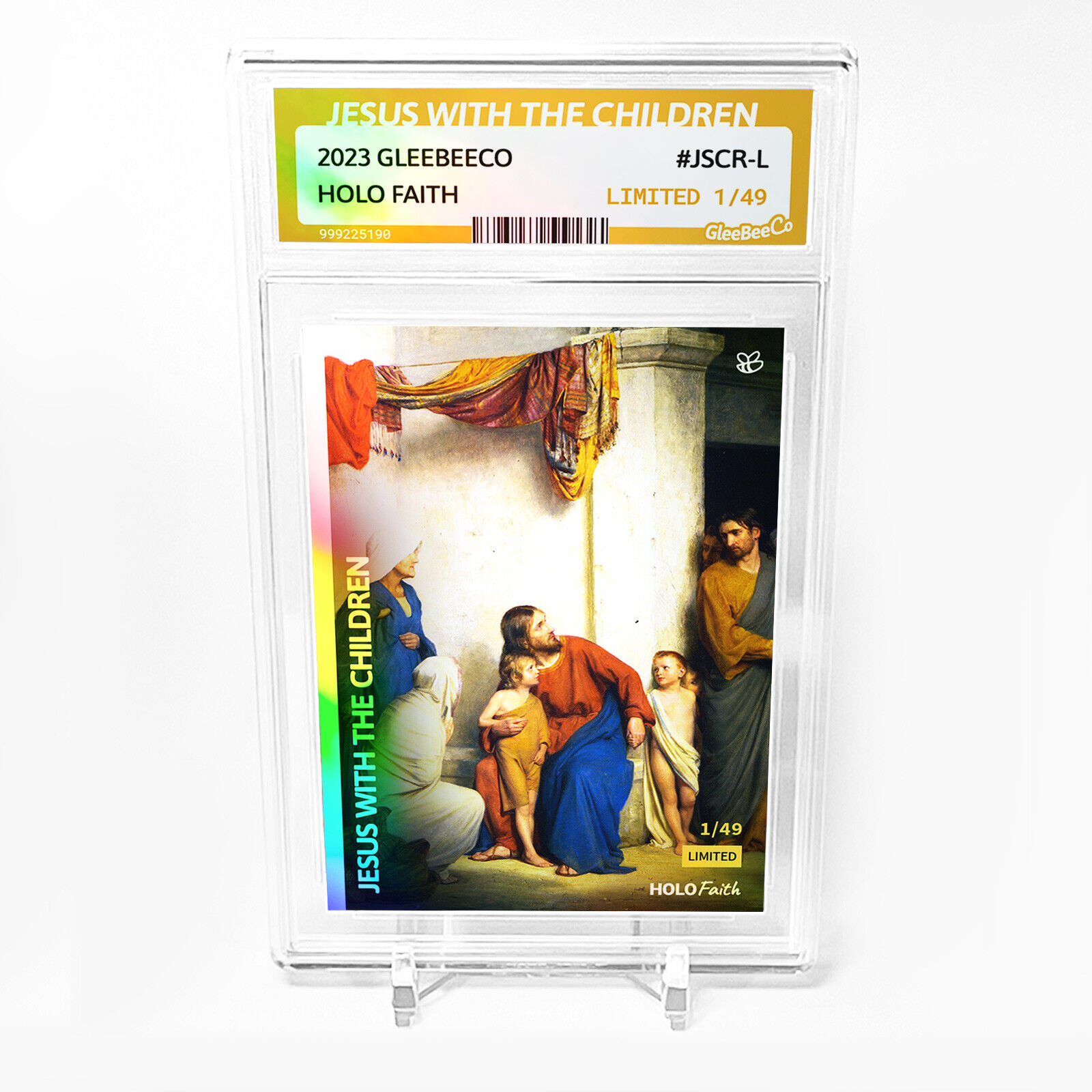 JESUS WITH THE CHILDREN Carl Bloch Card 2023 GleeBeeCo Holo Faith #JSCR-L /49