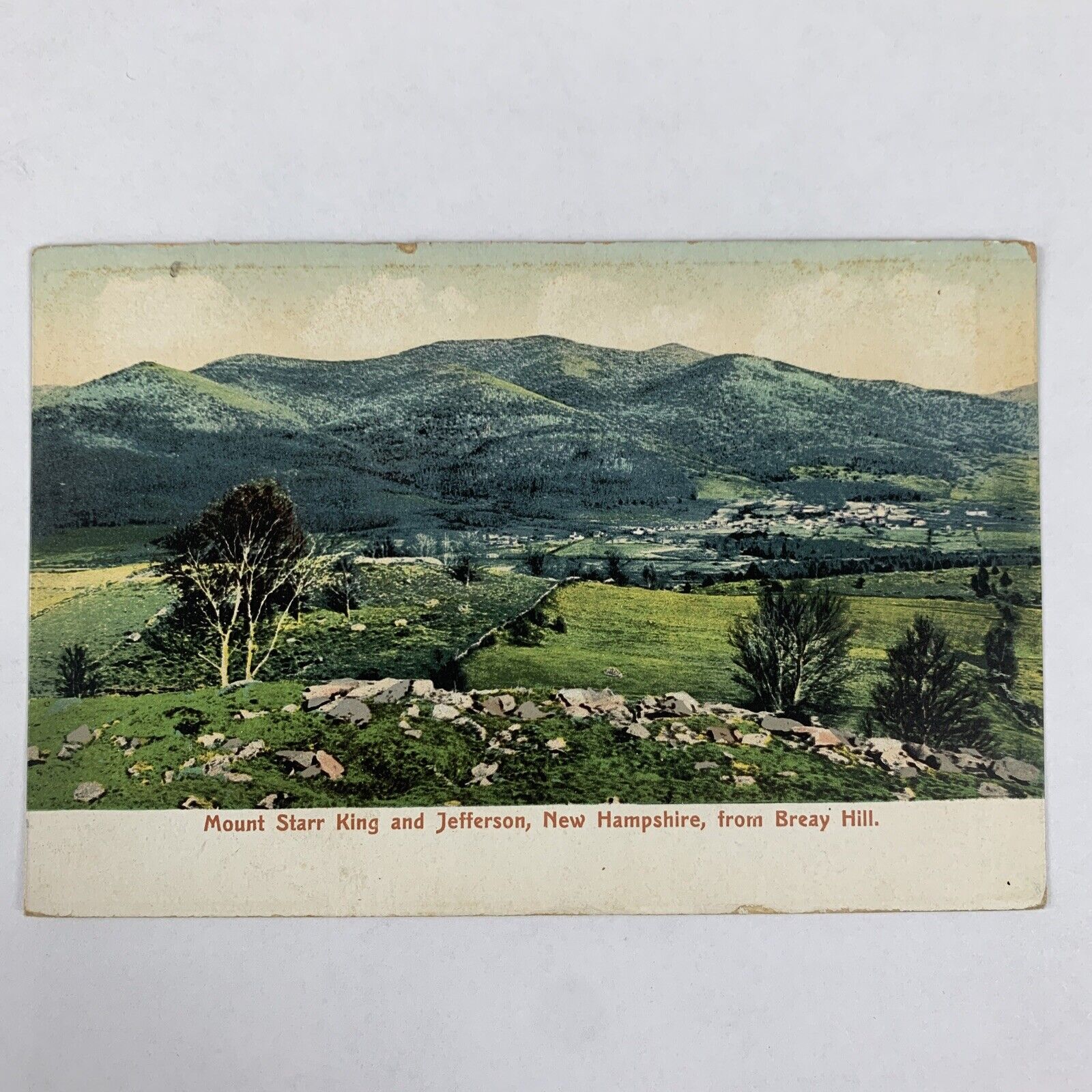 Postcard New Hampshire Mount Starr King Jefferson Breay Hill Pre-1907 Unposted
