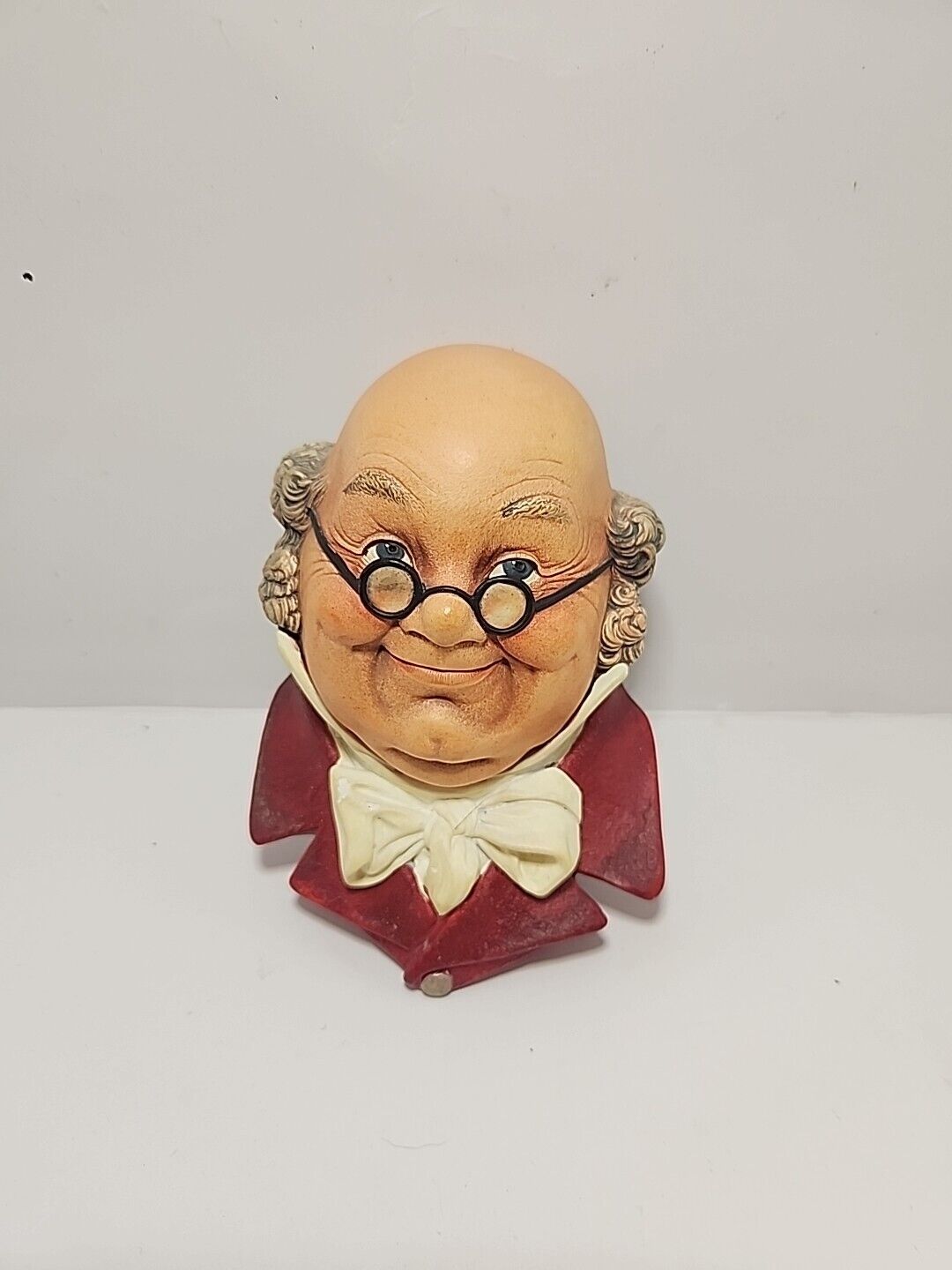Bossons “Mr. Pickwick” Chalkware Head 1964 Charles Dickens’ Character England