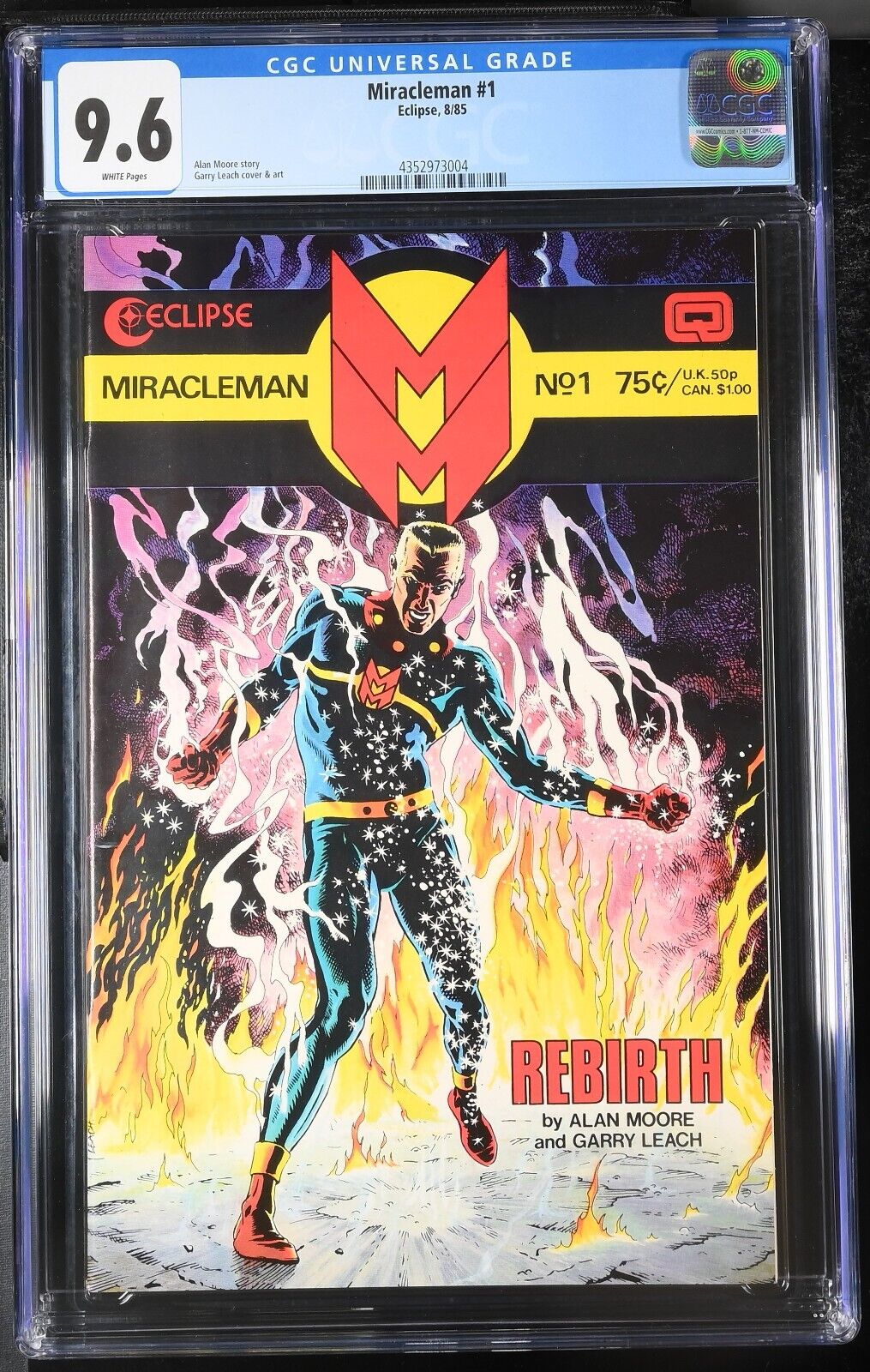 MIRACLEMAN #1 (1985) FIRST APPEARANCE OF MIRACLEMAN CGC 9.6 NM ECLIPSE COMICS