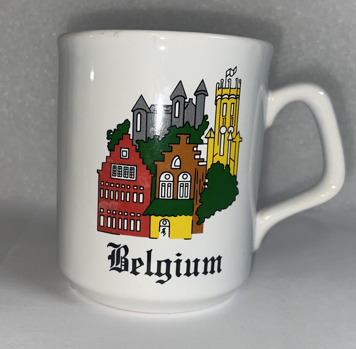 Vintage Bruxelles  Belgium  A.w.c.b Mug Ceramic Coffee Tea Cup Made in England