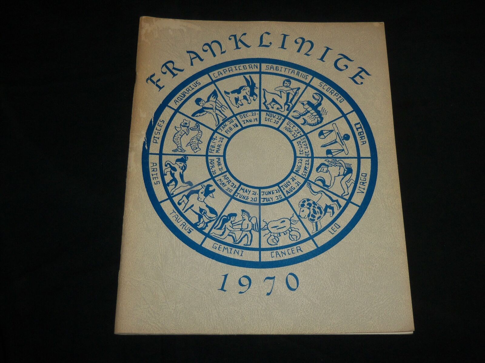 1970 FRANKLINITE FRANKLIN SCHOOL YEARBOOK - NEW JERSEY - J 6844