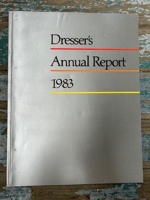 Rare Original Vintage 1983 Dresser Dallas TX Annual Report to Stockholders 44 pg