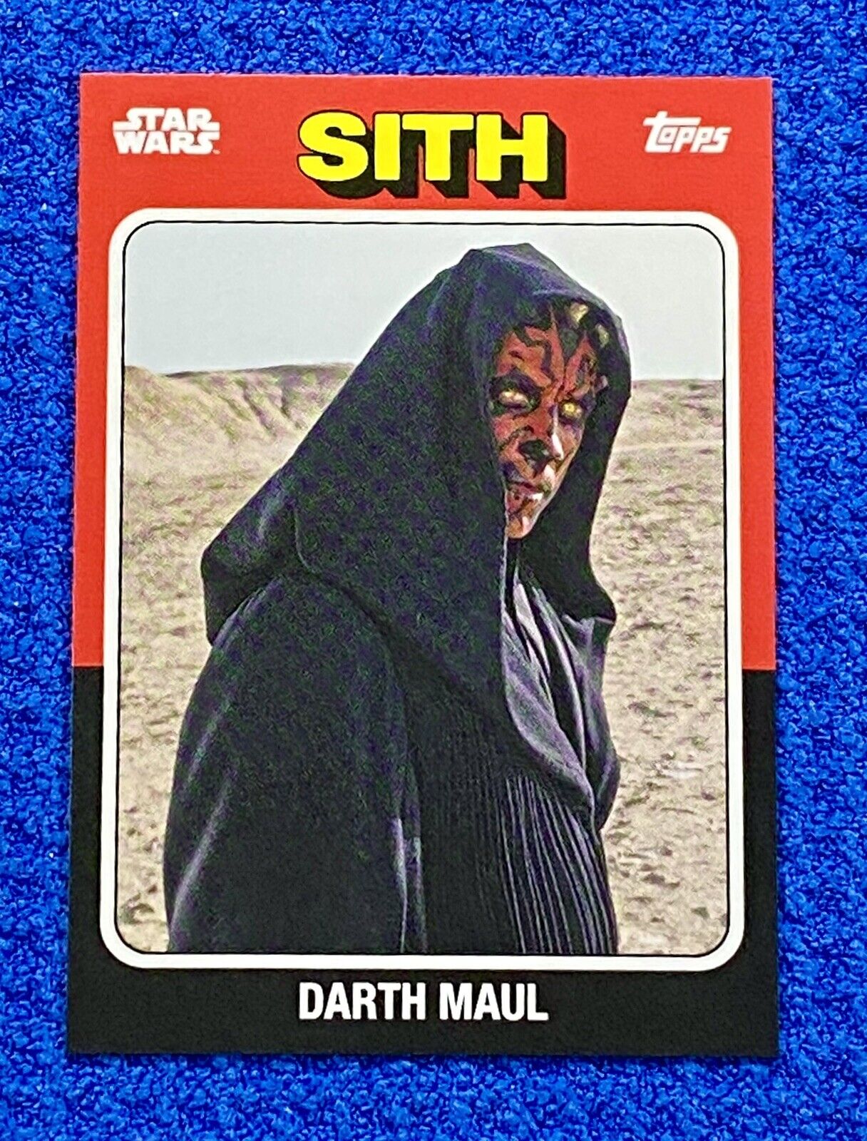 Deadly Sith Lord/Warrior “DARTH MAUL” 2024 Star Wars Topps TBT Card #41, Mint