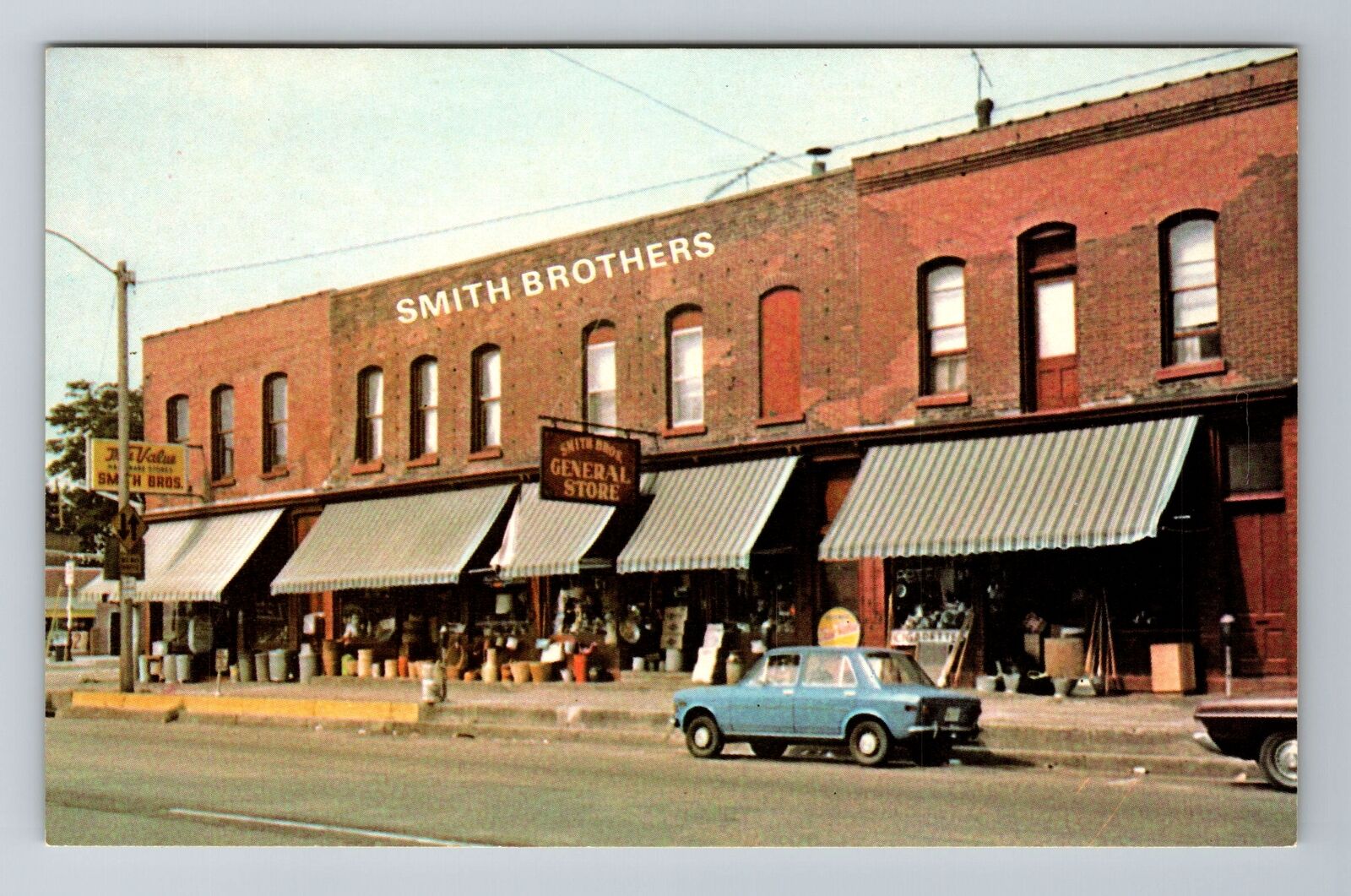 Clinton IA-Iowa, Smith Brothers General Store, Antique Souvenir Vintage Postcard