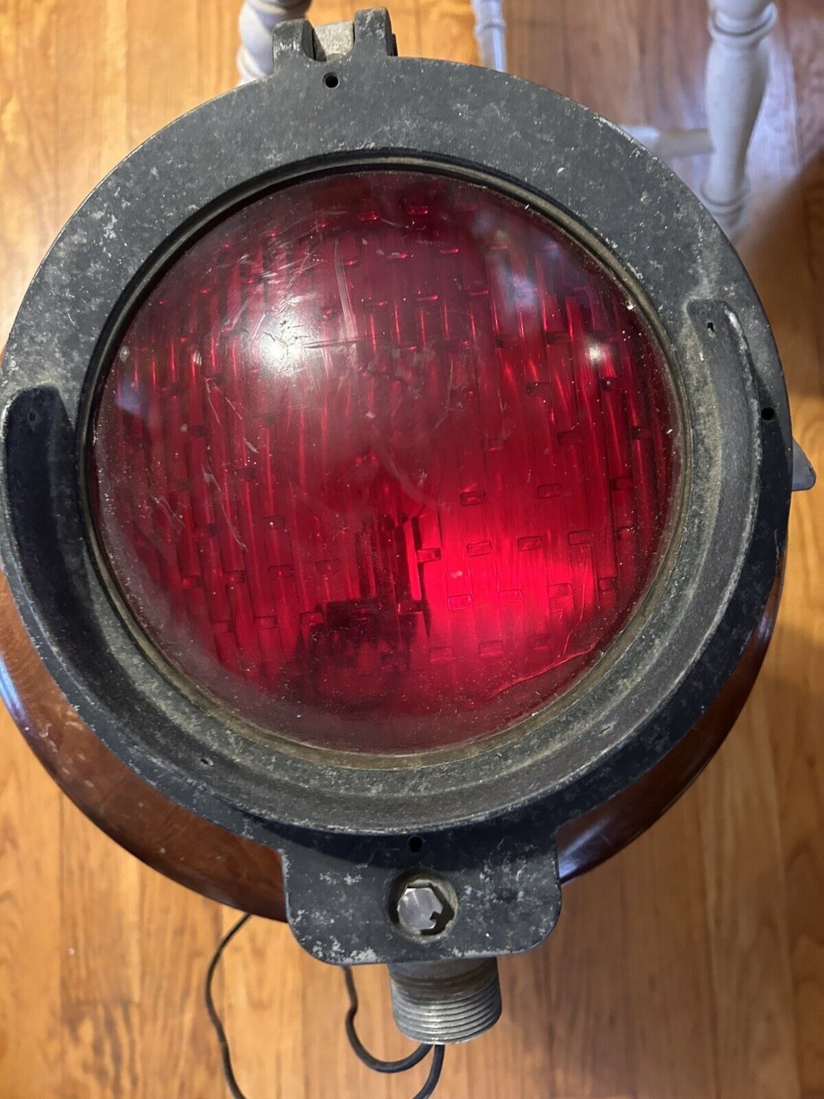 Vintage Safetran Rail Road Caboose RED 12” Light Signal Train RR Tested Working