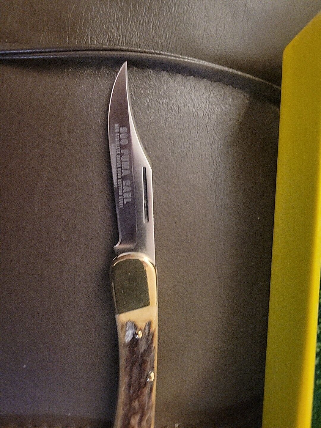 Puma 900 Earl Stag Folding Pocket Knife w/ Box NIB See Pics 