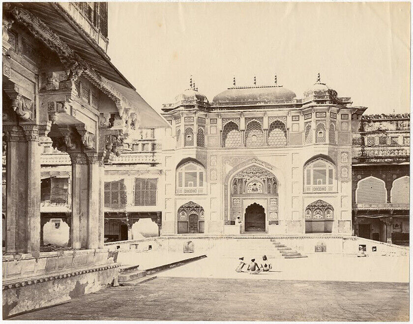 Photo Attr. Samuel Bourne Albumen India Jaipur India to The 1880
