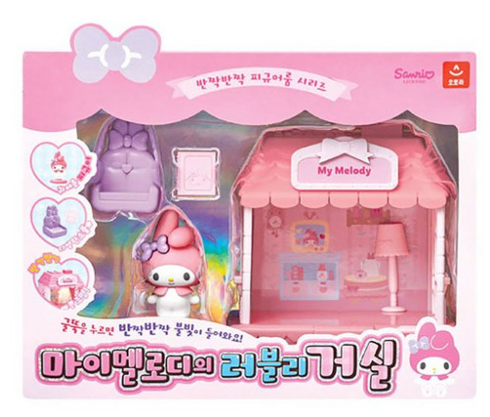 Aurora Sanrio Characters Figure Room Series My Melody Lovely Living Room Genuine