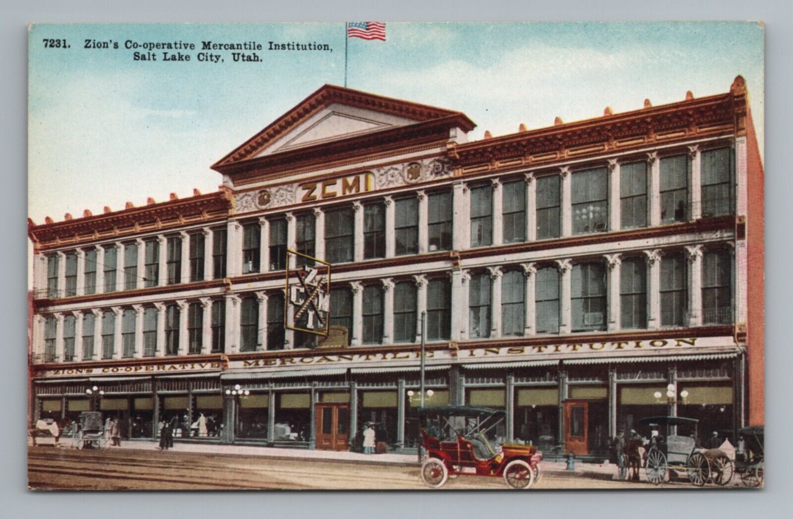 Zion\'s Co-operative Mercantile Institution Salt Lake City Utah Postcard