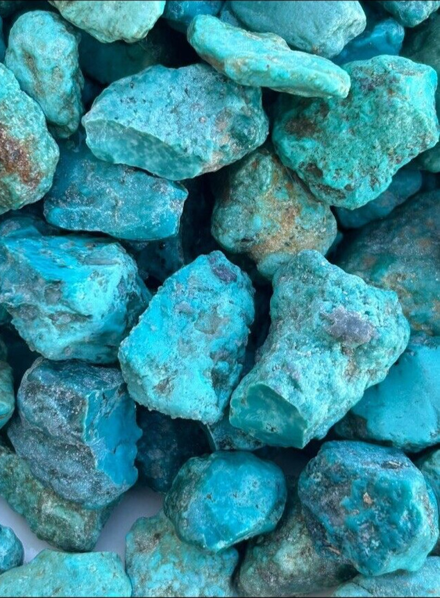 1/4 LB Blue Basin Graded Turquoise, Arizona-mined Nugs. 115 g of Electric Blues