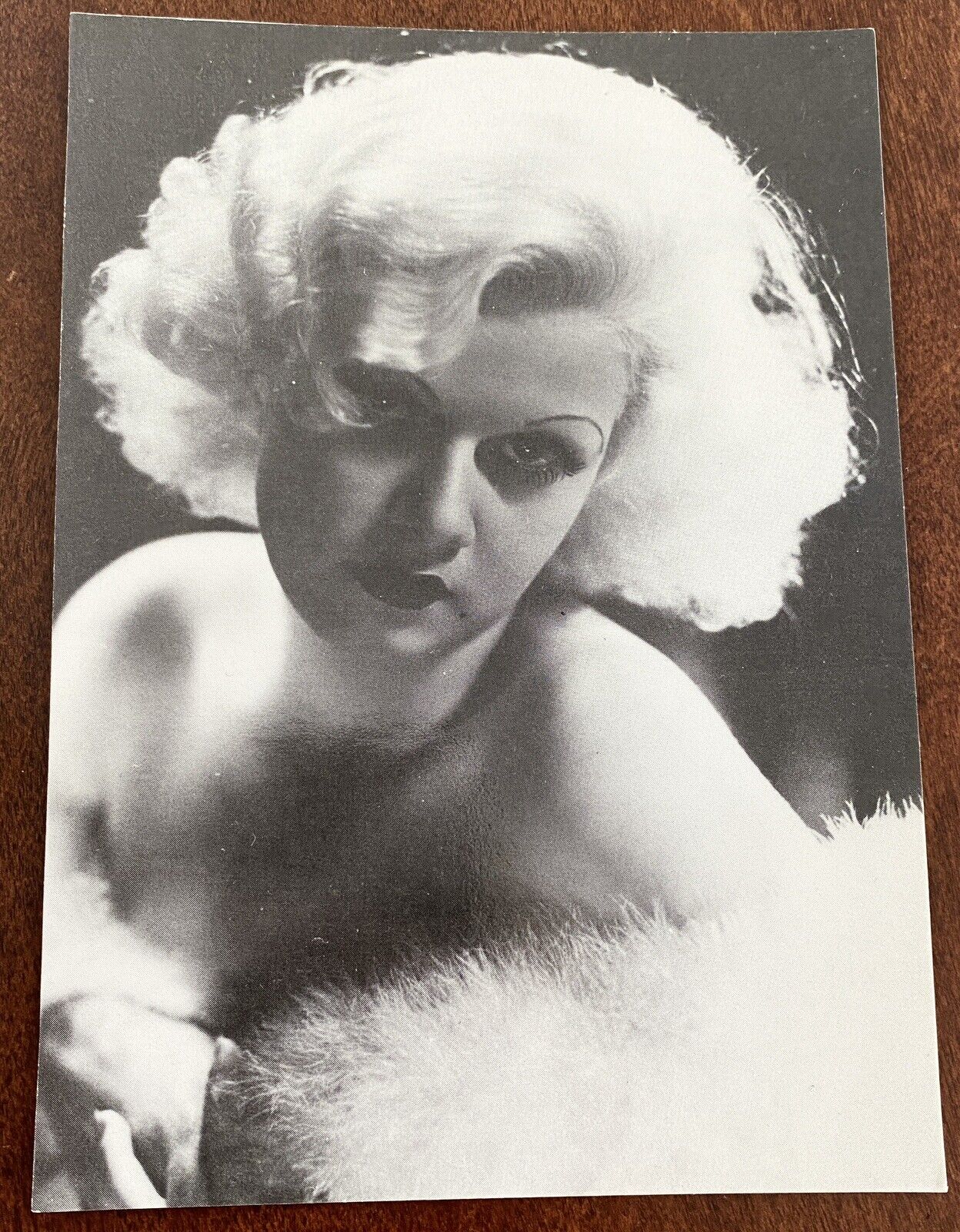 Vintage Postcard JEAN HARLOW Movie Star Photo Postcards, HOLLYWOOD, UNPOSTED.