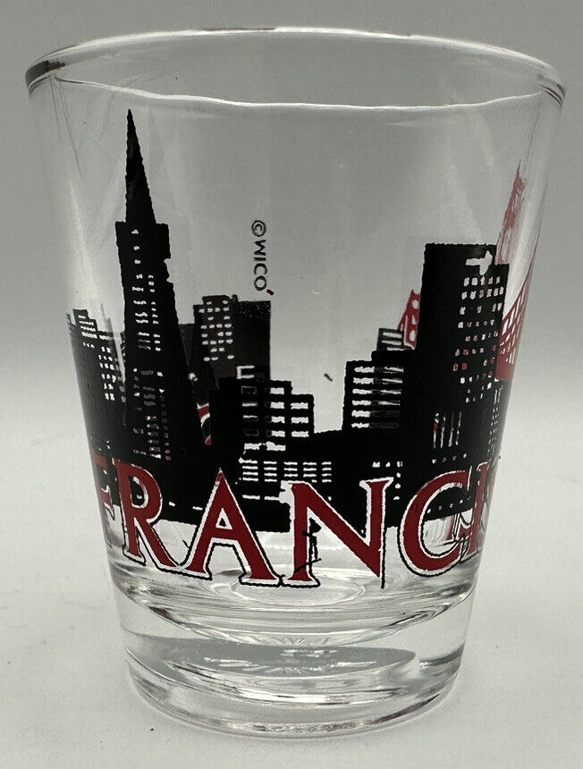 San Francisco Shot Glass 2 Oz. ( Great Condition)