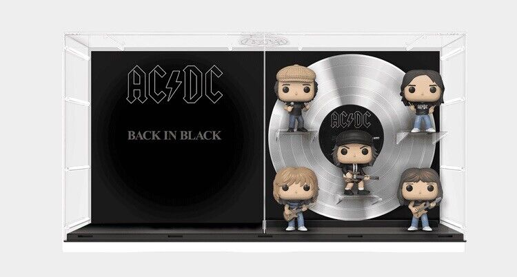 Funko Pop Albums Deluxe AC/DC BACK IN BLACK #17 SPECIAL ED Angus Brian Malcom