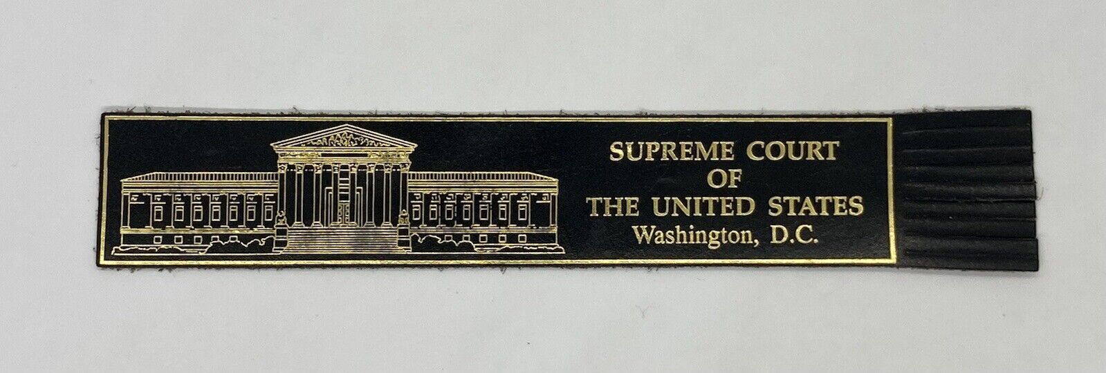 Vintage Supreme Court Of The United States Leather Bookmark Washington D.C 16