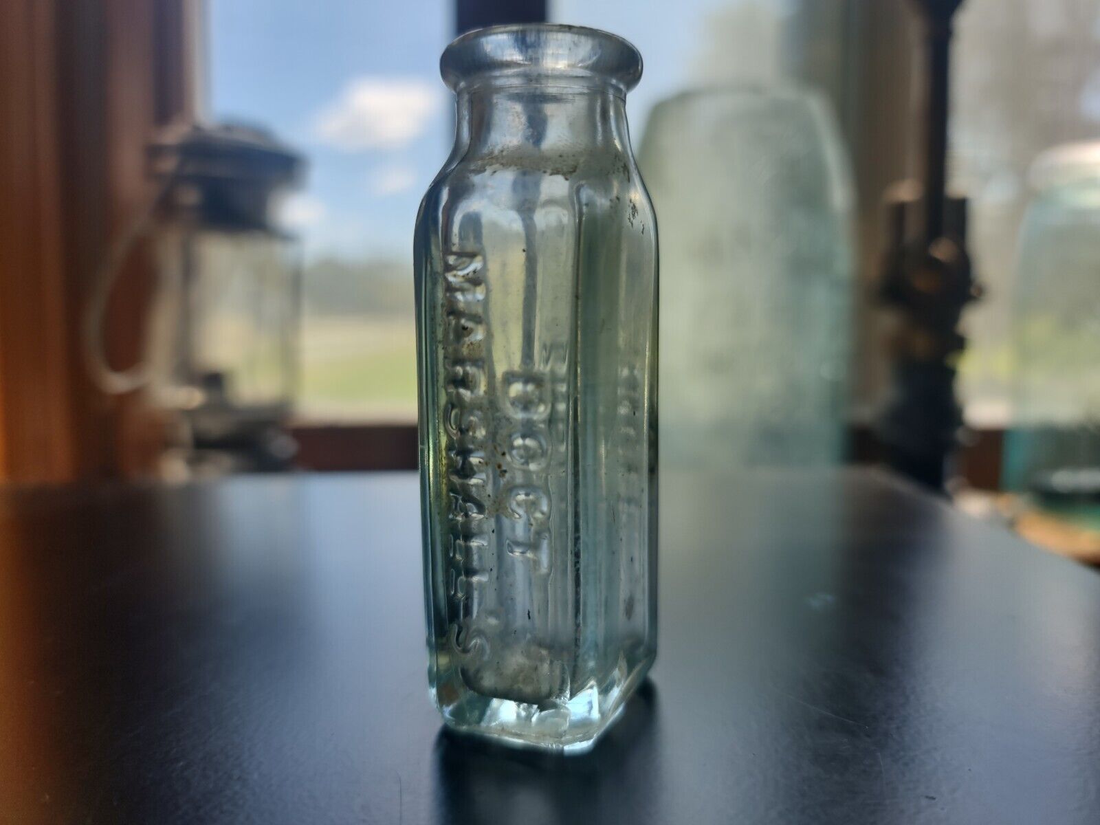 Old Doct Marshall's SNUFF Bottle Antique Miniature Drug Bottle