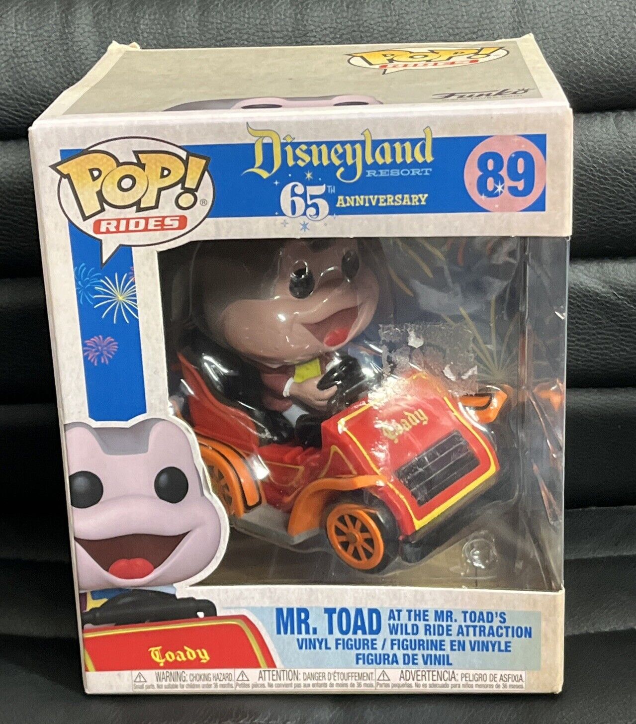 Funko Pop Rides: Disney Mr. Toad at Mr. Toad\'s Wild Ride Attraction #89