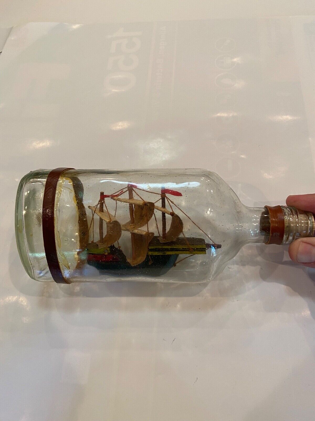Spanish Galleon Ship in a Bottle