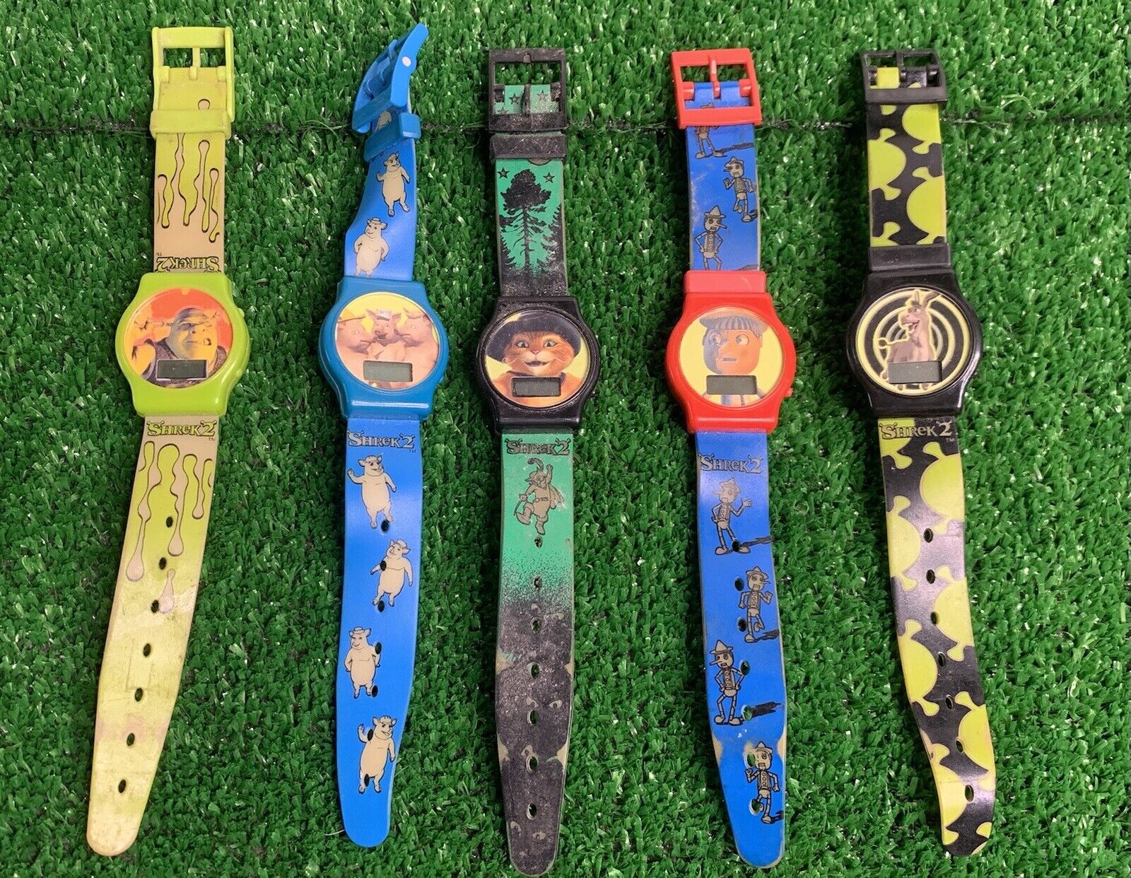 shrek 2 general mills watch collection of 5