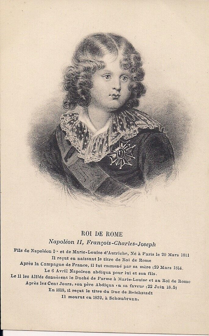 Royalty, Napoleon II, King of Rome, Engraving 1910-20