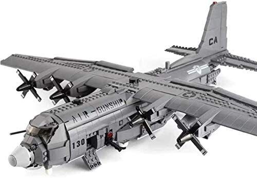 Lockheed AC-130 Hercules Gunship Building Blocks Toy Bricks Set