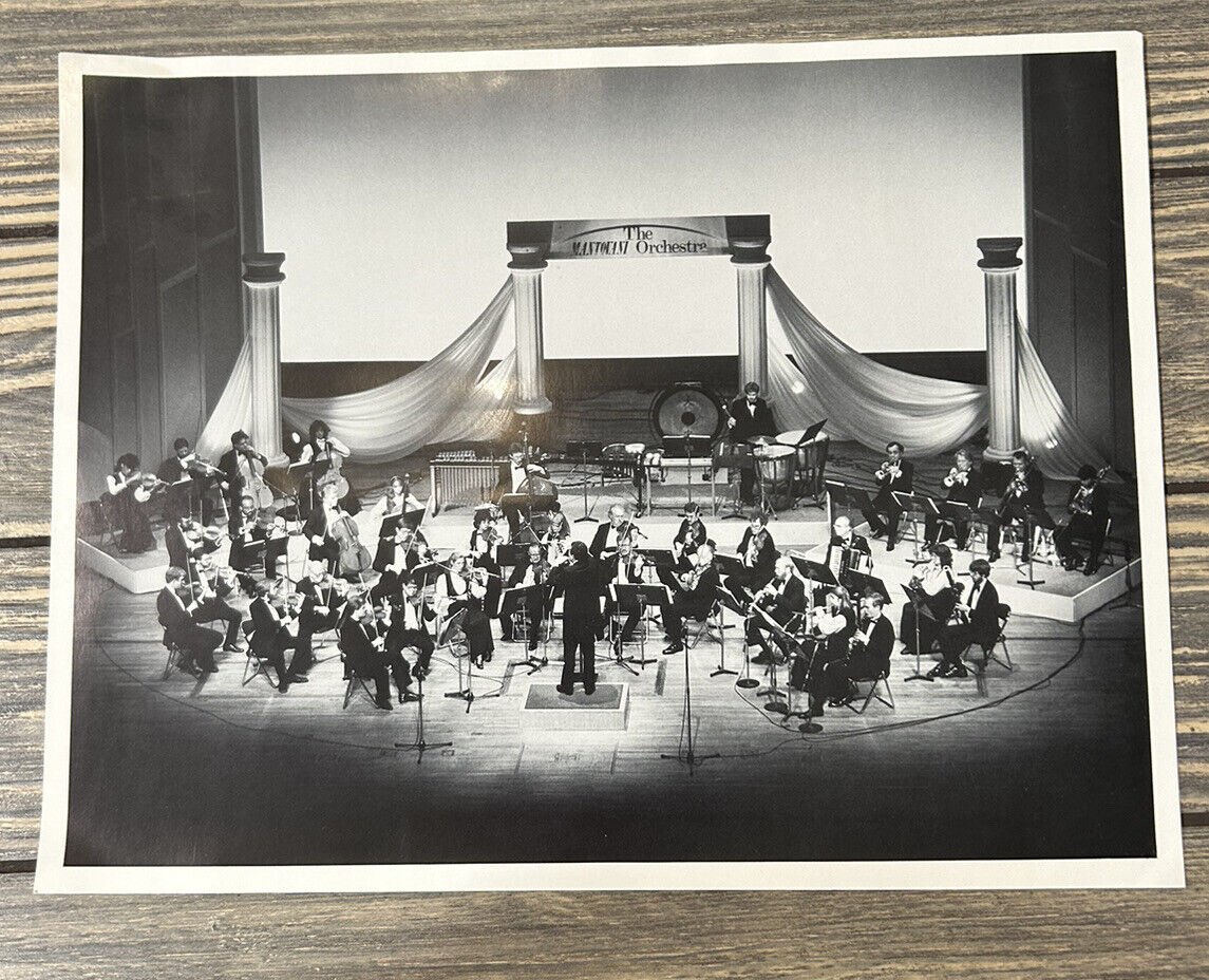 Vintage The Mantovani Orchestra Press Release 8x10 Photo Collectible