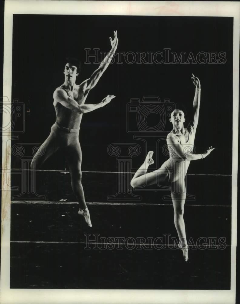 1981 Press Photo Bill Cratty & Risa Steinberg, The Jose Limon Dance Company, NY