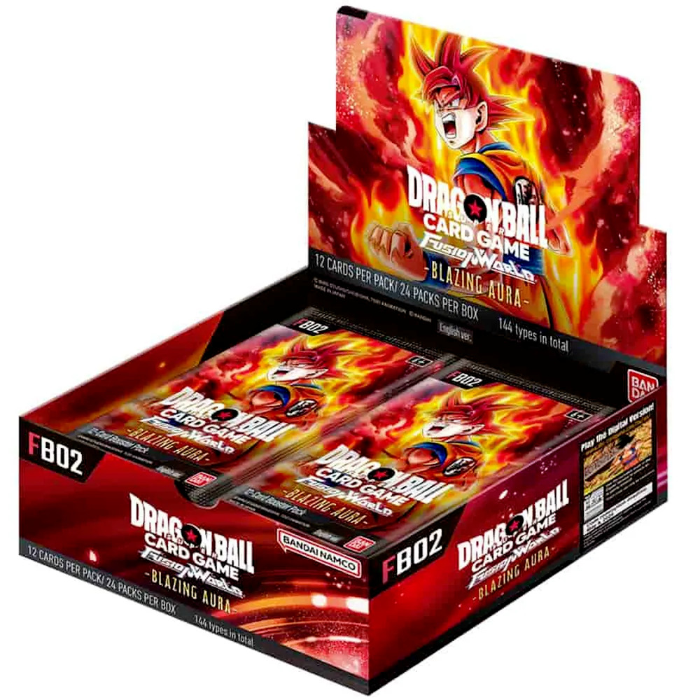 Dragon Ball Super Fusion World Blazing Aura FB-02 Sealed Sealed Box Fb02
