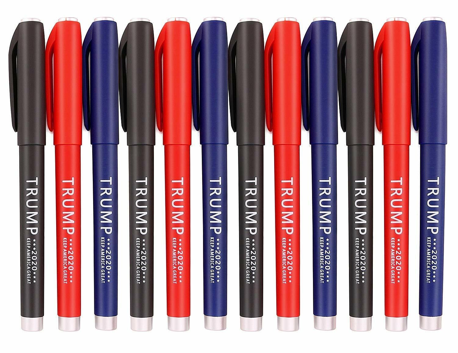 12 Pack Trump For 2020 President Election Pens Keep America Great Pens 