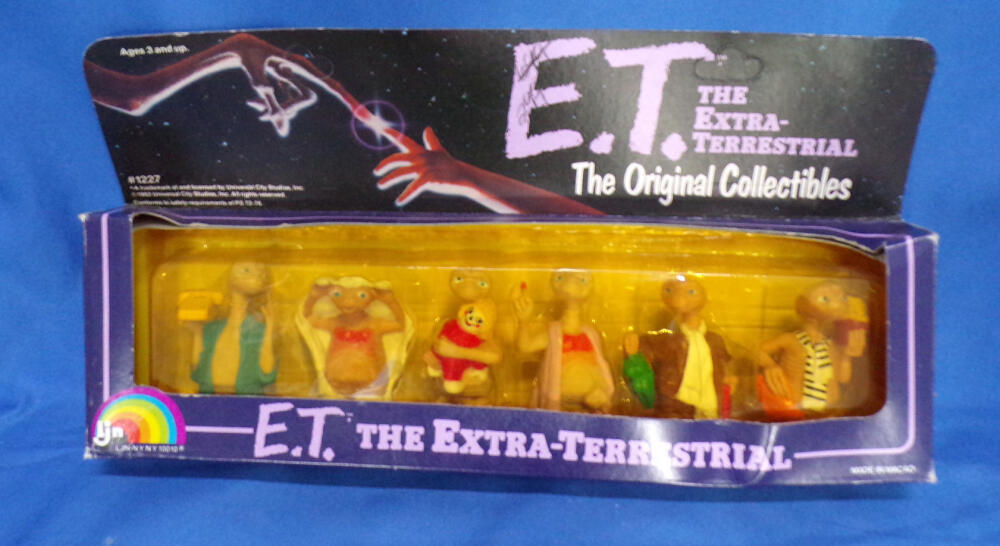 Vintage LJN E.T. the Extra Terrestrial Figure Gift Set MIB RARE ET 1982