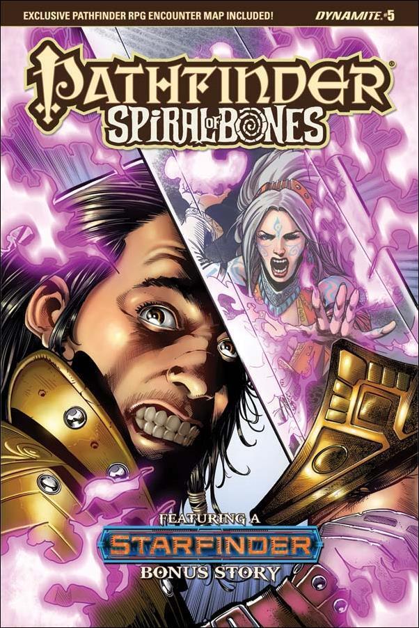 Pathfinder: Spiral of Bones #5A (with poster) VF; Dynamite | we combine shipping