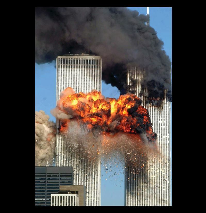 United Flight 175 Crashes into World Trade Center PHOTO September 11 9/11 Attack