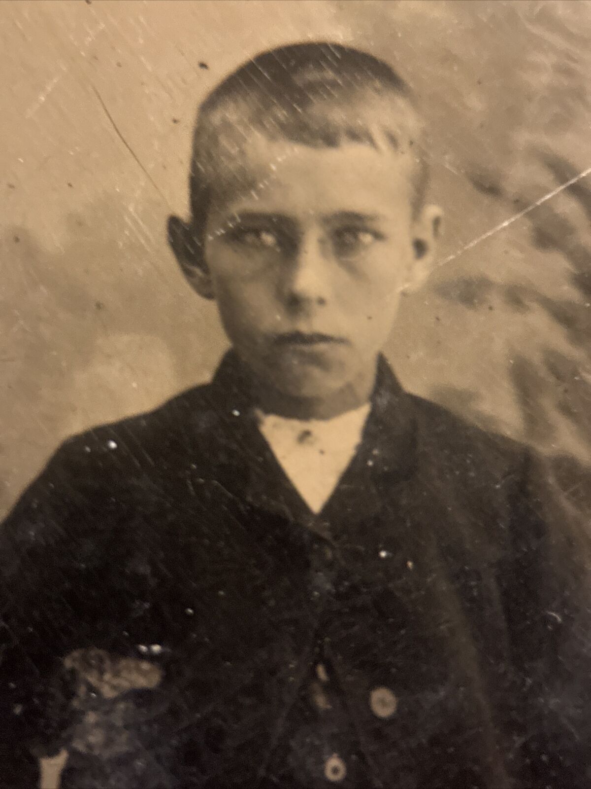 Tintype Photo of Victorian Era Boy Circa 1860’s
